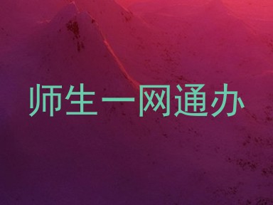 师生一网通办