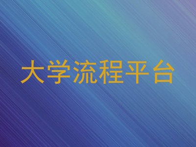 大学流程平台