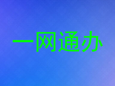 一网通办