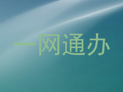 一网通办