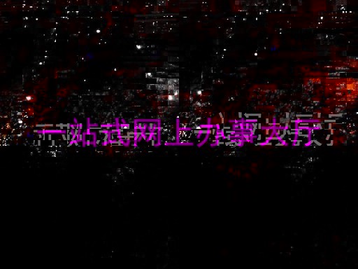 一站式网上办事大厅