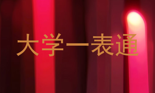 大学一表通