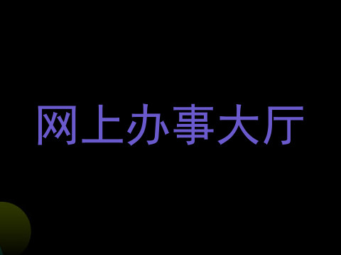 网上办事大厅