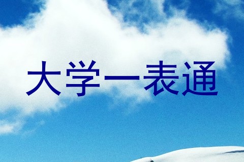 大学一表通