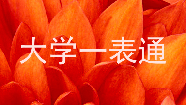 大学一表通