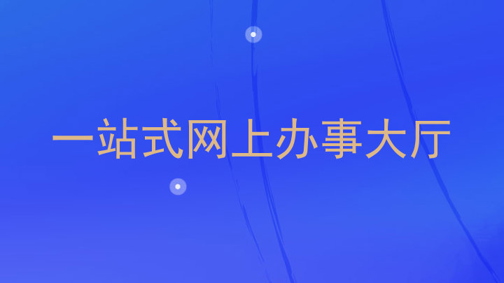 一站式网上办事大厅