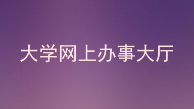 大学网上办事大厅