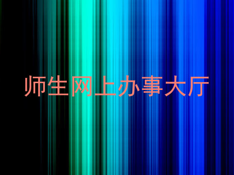 师生网上办事大厅