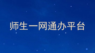 师生一网通办平台