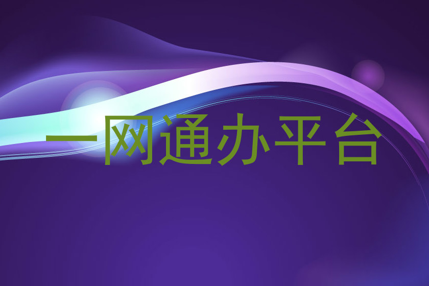 一网通办平台