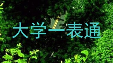 大学一表通