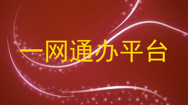 一网通办平台