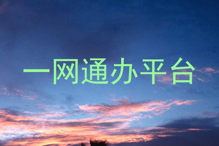 一网通办平台