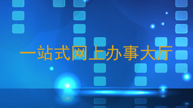 一站式网上办事大厅