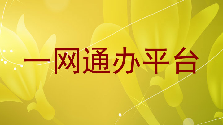 一网通办平台