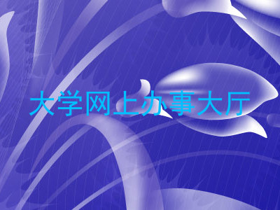 大学网上办事大厅