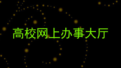 高校网上办事大厅