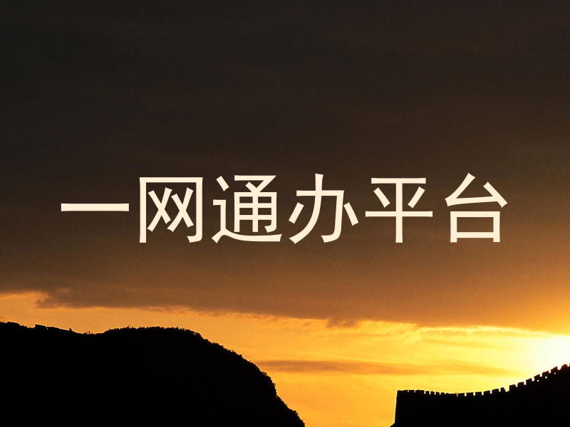 一网通办平台