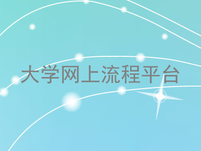 大学网上流程平台