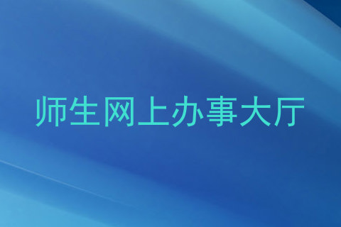 师生网上办事大厅