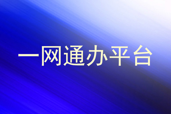 一网通办平台