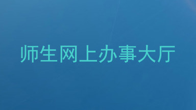 师生网上办事大厅