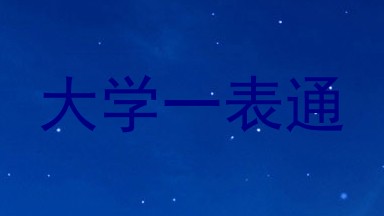 大学一表通