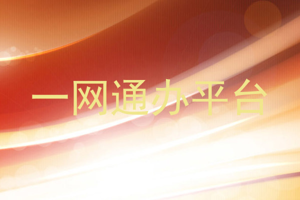 一网通办平台