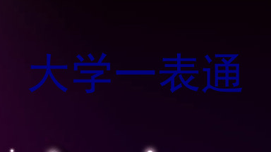 大学一表通