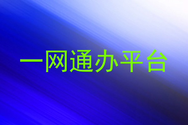 一网通办平台