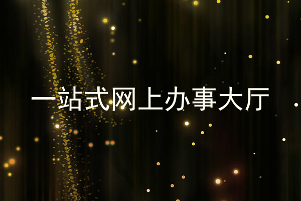 一站式网上办事大厅