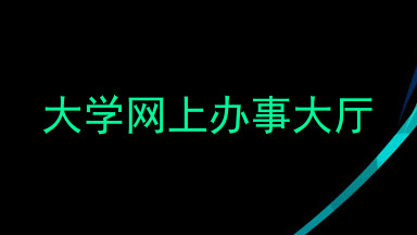 大学网上办事大厅