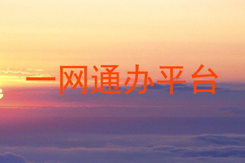 一网通办平台