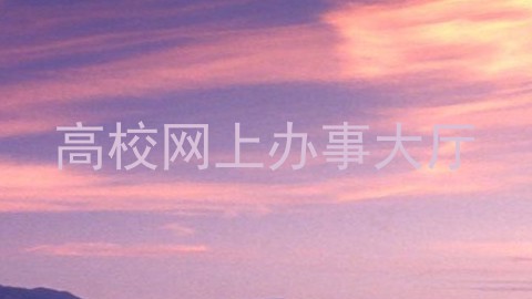 高校网上办事大厅