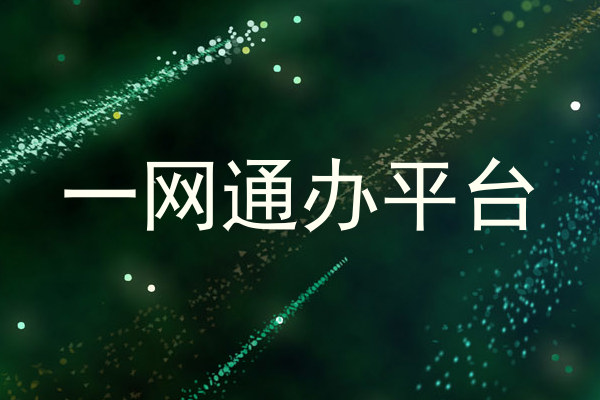 一网通办平台