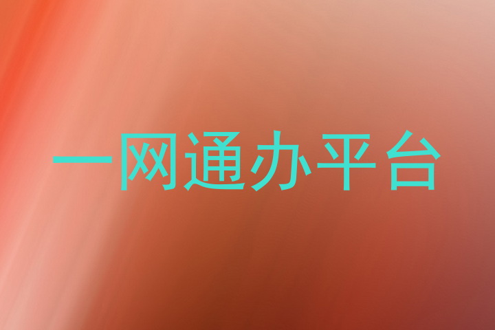 一网通办平台