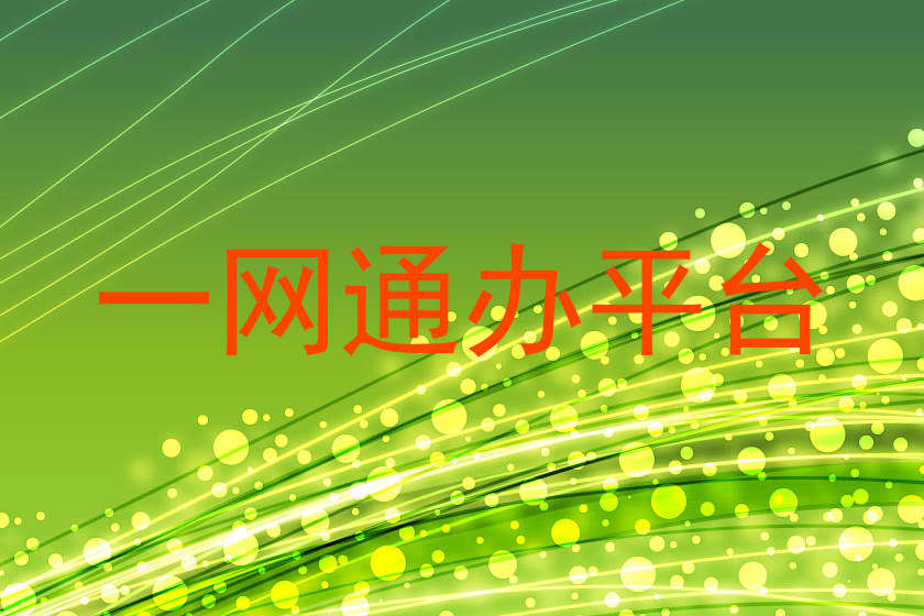 一网通办平台