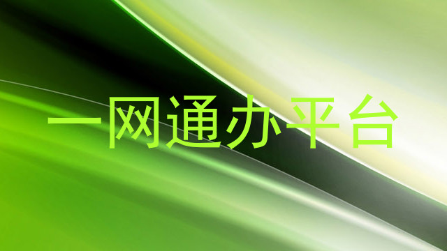 一网通办平台