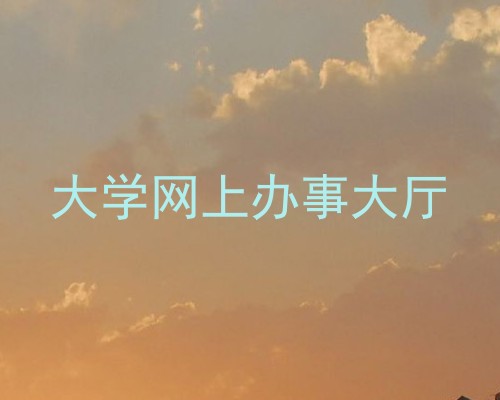 大学网上办事大厅