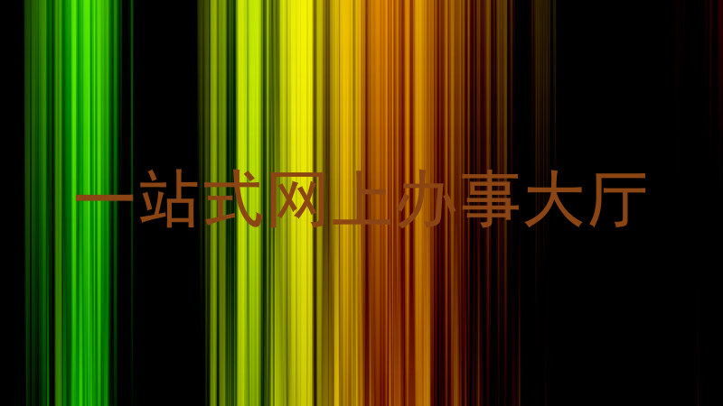 一站式网上办事大厅