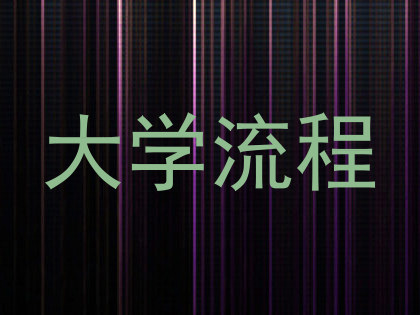 大学流程