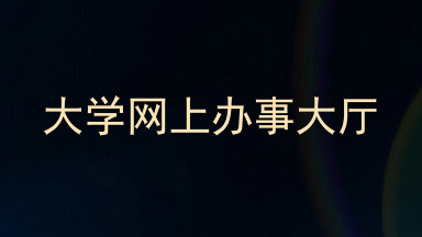 大学网上办事大厅
