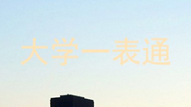 大学一表通