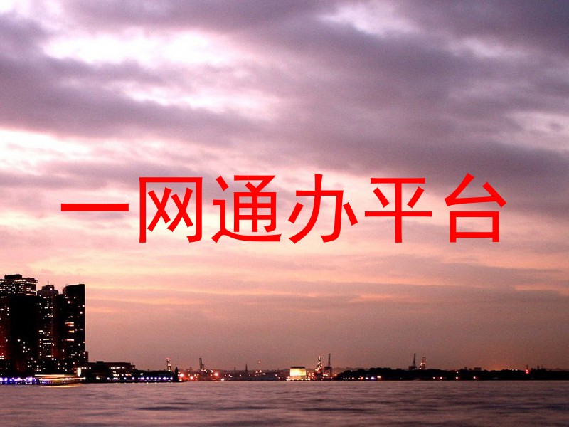 一网通办平台