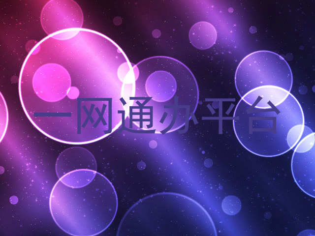 一网通办平台