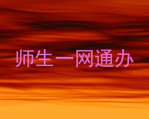 师生一网通办