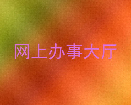 网上办事大厅