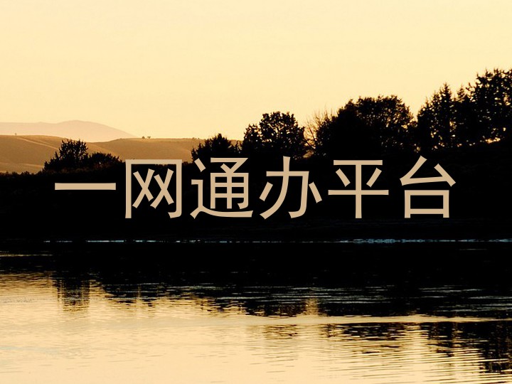 一网通办平台