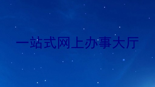 网上办事大厅