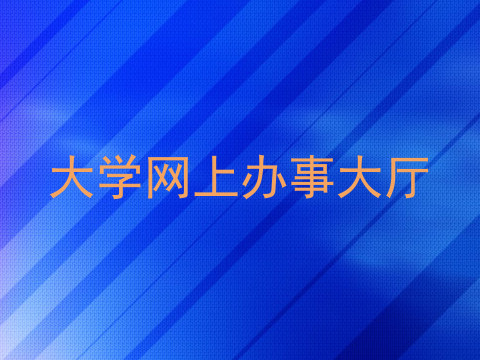 大学网上办事大厅